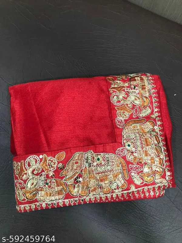 Women_S_Embroidered_Fancy_Saree_Red_Sareeembroidered_Elegant_Teal_Color_Sreee_With_Blouse_Saree_For_Women_Trending_Saree_For_Women_Bollywood_Stylish_Fancy_Party_Wear_Wedding_Festive_Bridal_Sari_Saree_For_Women