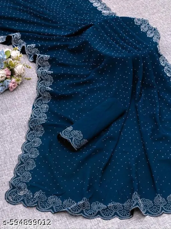 Women_S_Georgette_Hot_Fix_Work_Designer_Heavy_Saree