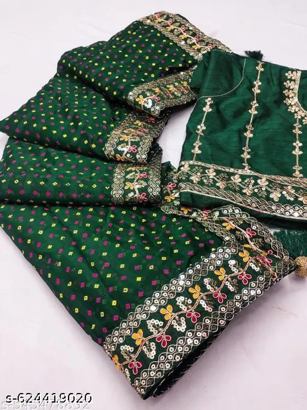 Fency_Disener_Georgette_Pretty_Sarees_With_New_Fency_Border_With_Blouse_Piece