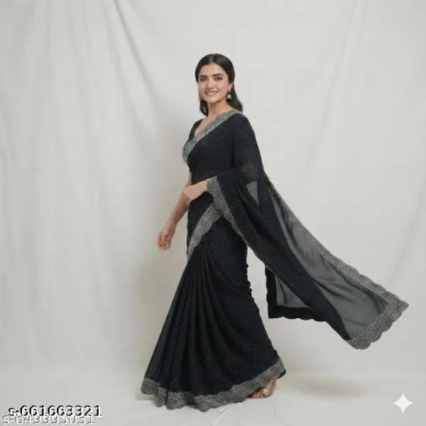 New_Designer_Worked_Georgette_Fabric_Saree_For_Party_And_All_Occasions