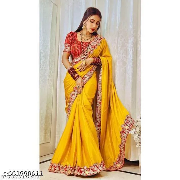 Beautiful_Soft_Chinon_Silk_Saree_Work_Intricate_Bandej_Cutwork_Lace_Gotapatti_Coding_And_Thread_Sequences_Work