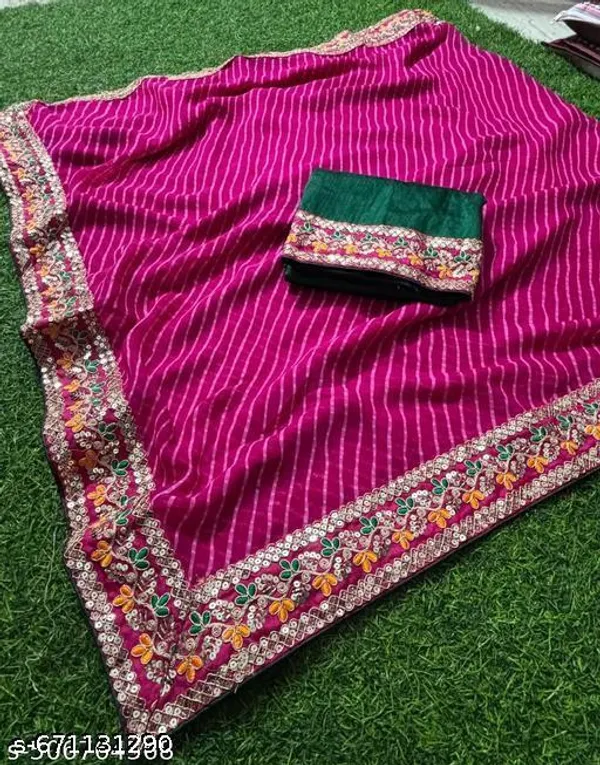 New_Superhit_Trending_Embroidered_Cotton_Thread_Sequins_Work_Designer_Saree
