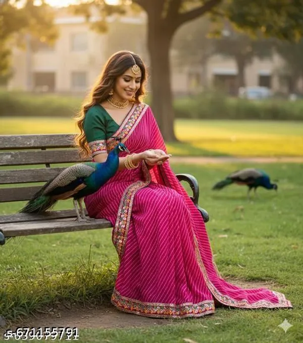 New_Superhit_Trending_Embroidered_Cotton_Thread_Sequins_Work_Designer_Saree