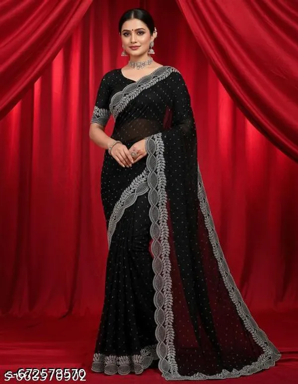 Diamond_Work_And_Traditional_Bollywood_Party_Wear_Fancy_Saree