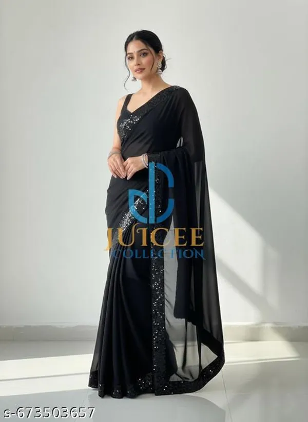 Embroiodery_Sequence_Work_Georgette_Fabric_Saree