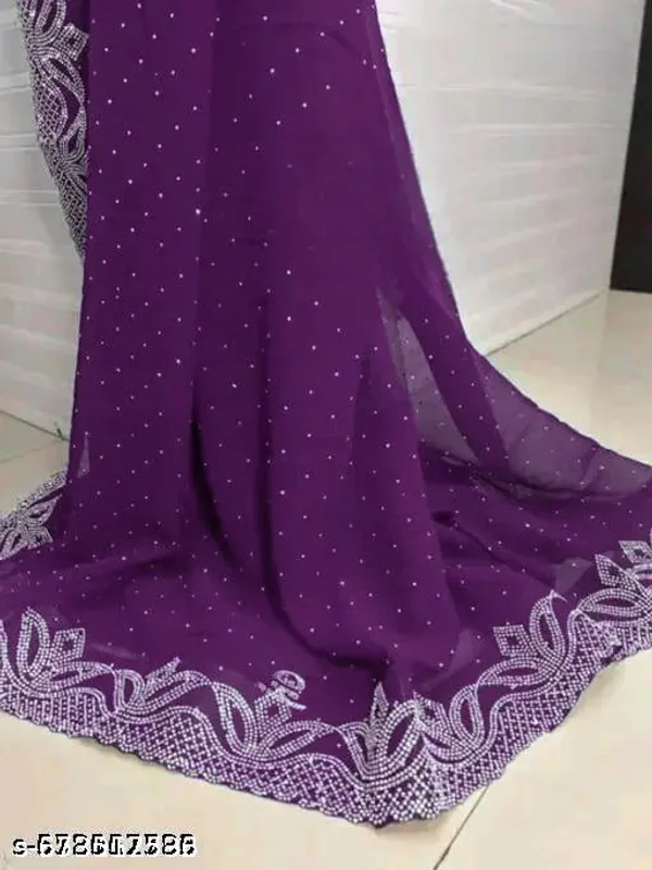New_Design_Fancy_Saree_With_Swarovski_Daimond_Work_Party_Wear_Festive_Wear_Saree