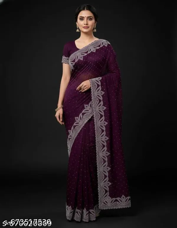 New_Design_Fancy_Saree_With_Swarovski_Daimond_Work_Party_Wear_Festive_Wear_Saree