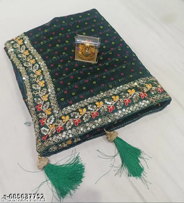 Fancy_Designer_Georgette_Pretty_Sarees_Witgh_New_Fancy_Border_With_Blouse_Piece