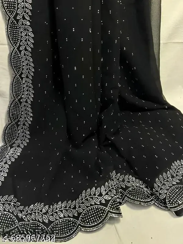 New_Trending_Diamond_S_Work_And_Traditional_Bollywood_Party_Wear_Fancy_Saree