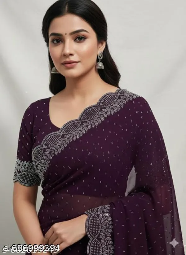 Women_S_Georgette_Saree_With_Hand_Wrok_Party_Wedding_Saree