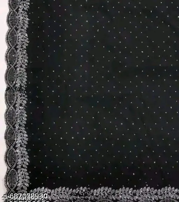 New_Trending_Diamond_Hand_Work_Partywear_Saree_For_Women_With_Blouse_Piece_Top_Selling_Saree_Saree_With_Blouse_New_Design_Fancy_Saree_With_Hand_Work_Party_Wear_Fastive_Wear_Saree_With_Hot_Fix_Blouse