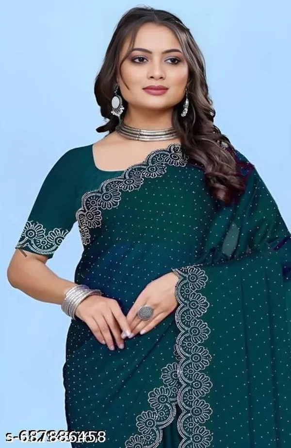 Morpis_Georgett_Best_New_Sarees_Collection_Party_Wear_And_Wedding_Wear_Siroski_Stone_Kraddle