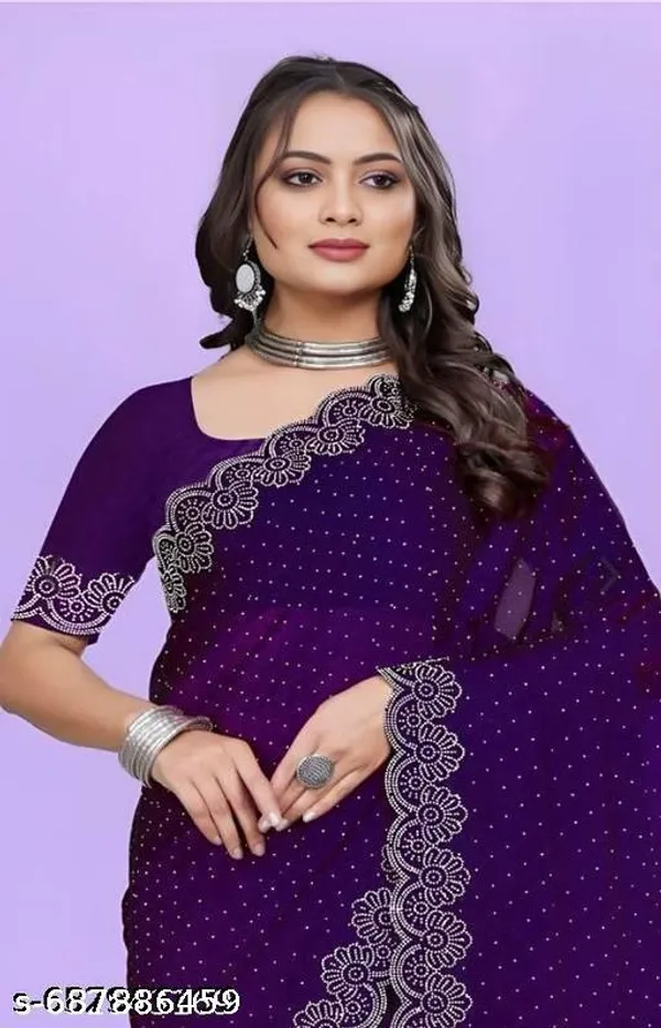 Blue_Georgett_Best_New_Sarees_Collection_Party_Wear_And_Wedding_Wear_Siroski_Stone_Kraddle