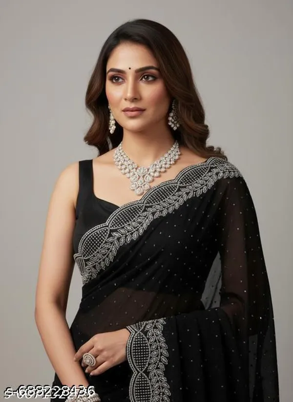 Georgette_Fancy_Wedding_Wear_Daily_Wear_Party_Wear_Saree