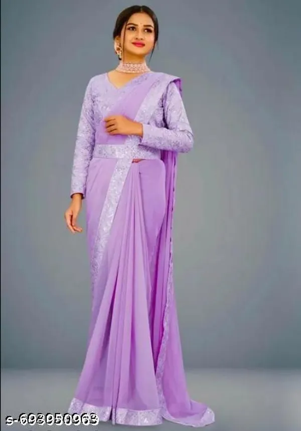 New_Embroidery_Designer_Sequnce_Saree_With_Embroidery_Self_Designer_Blouse