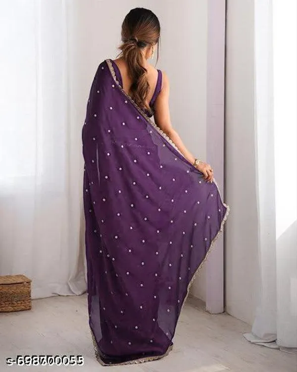 Designer_Georgette_Saree_Embroidered_With_Cutwork_Border_Premium_Festive_Wear_Saree_For_Women