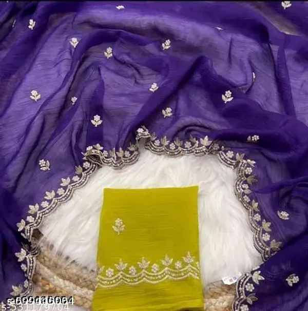 Moss_Chiffon_Saree_A_Beautifully_Crafted_Moss_Chiffon_Saree_That_Offers_A_Soft_Lightweight_And_Elegant_Drape_Perfect_For_Festive_Wear_Parties_And_Special_Occasions