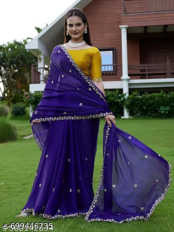Moss_Chiffon_Saree_A_Beautifully_Crafted_Moss_Chiffon_Saree_That_Offers_A_Soft_Lightweight_And_Elegant_Drape_Perfect_For_Festive_Wear_Parties_And_Special_Occasions