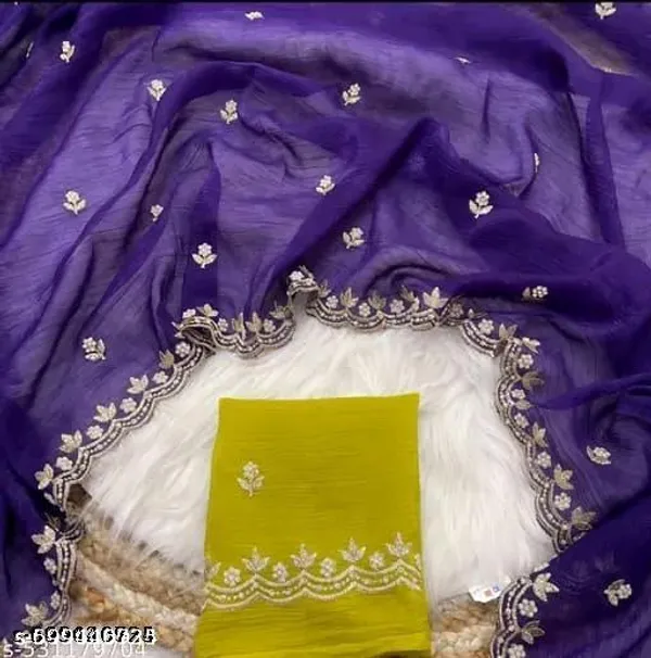 Moss_Chiffon_Saree_A_Beautifully_Crafted_Moss_Chiffon_Saree_That_Offers_A_Soft_Lightweight_And_Elegant_Drape_Perfect_For_Festive_Wear_Parties_And_Special_Occasions
