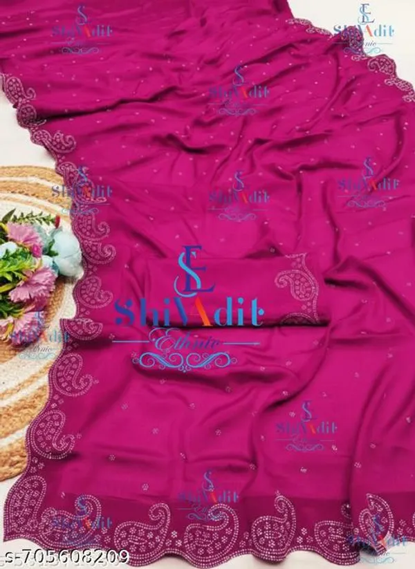 Jimmy_Chu_Twill_Net_Sarees_Designer_Twill_Net_Party_Wear_Sarees