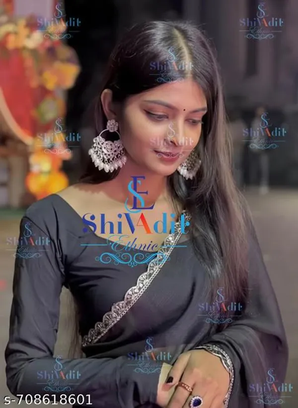 Women_S_Georgette_Saree_With_Cut_Work_Embroidered_Border_And_Blouse_Piece_Embroidered_Saree