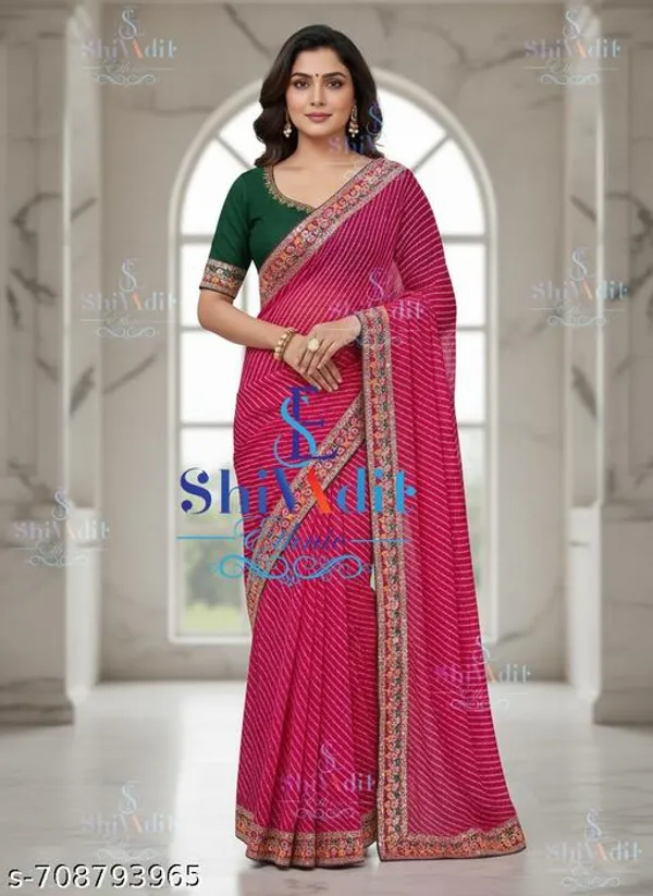 New_Superhit_Trending_Embroidered_Cotton_Thread_Sequins_Work_Designer_Saree