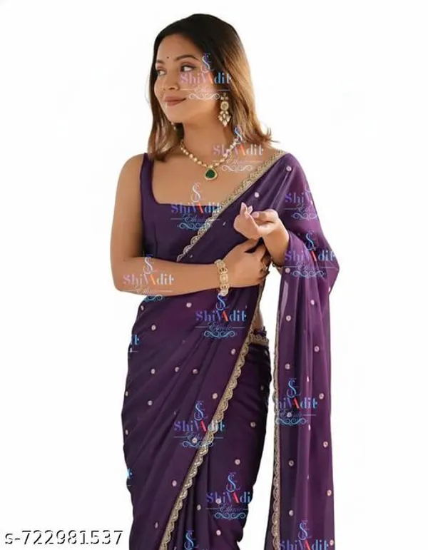 Georgette_Saree_With_Embroidered_Blouse_Piece