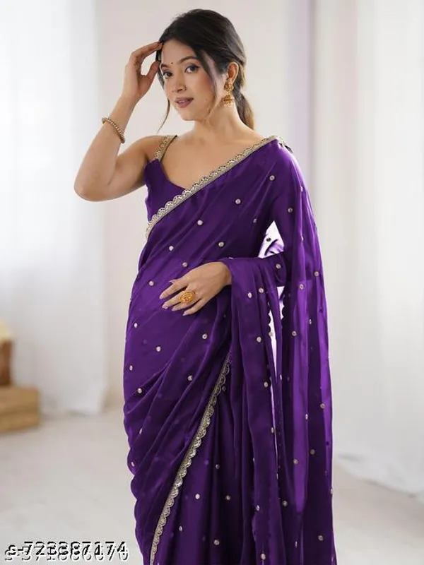 Design_Women_S_Trendy_Purple_Embroidered_Banarasi_Slik_Saree_Beautiful_Blouse_Work_Scalloped_Cut_Work_Border_Piece_Rich_Embroidery_Work_With_Separate_Blouse_Piece_Free_Size