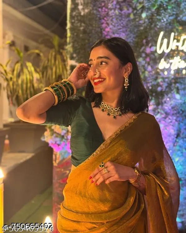 Trending_Jimmy_Choo_Soft_Fabric_Designer_Party_Wear_Unique_Design_Stone_Saree_With_Blouse