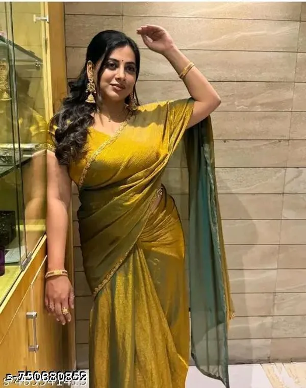 Gold_Saree_Solid_Beads_And_Stones_Saree