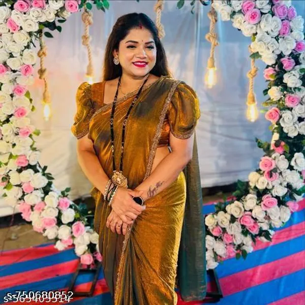 Gold_Saree_Solid_Beads_And_Stones_Saree