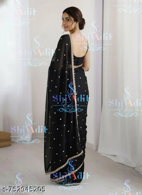Women_Embroidered_Saree_Fancy_Designer_Embroidery_Work_Saree_For_Party_Wedding_Festive_Wear_Latest_Saree_For_Women_Women_Soft_Fabric_Embroidered_Saree_Elegants_Designer_Saree_With_Beautiful_Embroidery_Work_For_Women_Girls