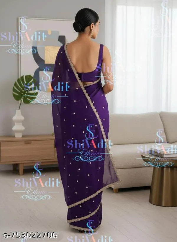Shivadit_Women_S_Chiffon_Silk_Butti_Embroidered_Scallop_Lace_Border_Saree_Purple_Color_Saree_Woman_Sari_Saree