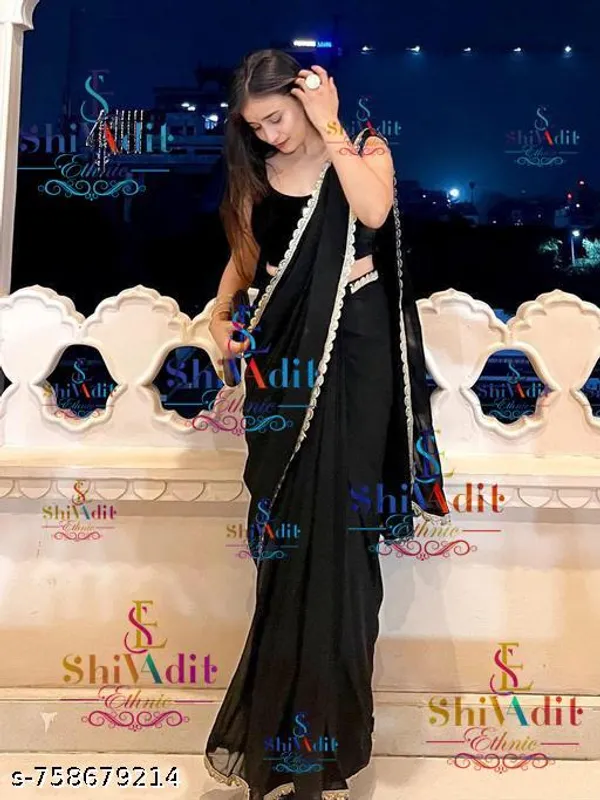 Embroidered_Sequinned_Work_Chiffon_Saree