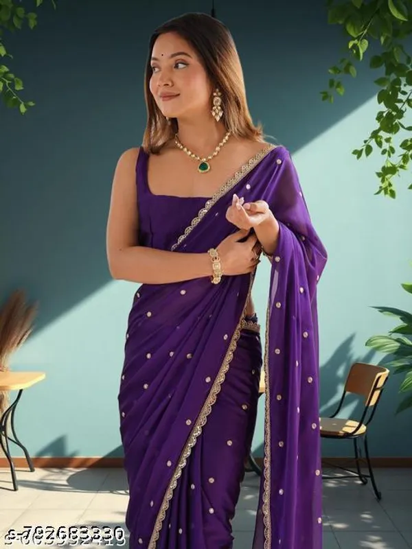 Georgette_Silk_Embroidered_Work_Sreee_With_Blouse_Saree_For_Women_Trending_Saree_For_Women_Bollywood_Stylish_Fancy_Party_Wear_Wedding_Festive_Bridal_Sari_Saree_For_Women