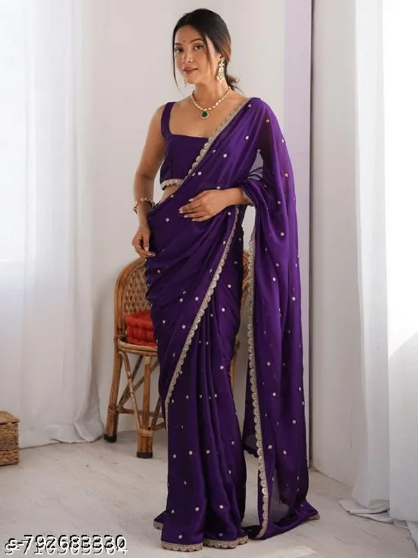 Georgette_Silk_Embroidered_Work_Sreee_With_Blouse_Saree_For_Women_Trending_Saree_For_Women_Bollywood_Stylish_Fancy_Party_Wear_Wedding_Festive_Bridal_Sari_Saree_For_Women