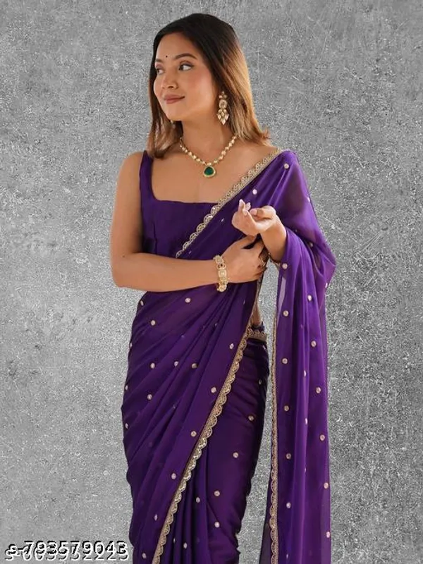 Georgette_Embroidered_Sreee_With_Blouse