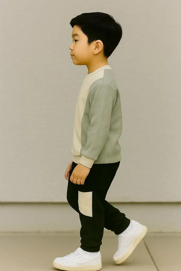 Trendy_Kids_Clothing_Set_For_Boys_Comfortable_Cotton_Tracksuit_King