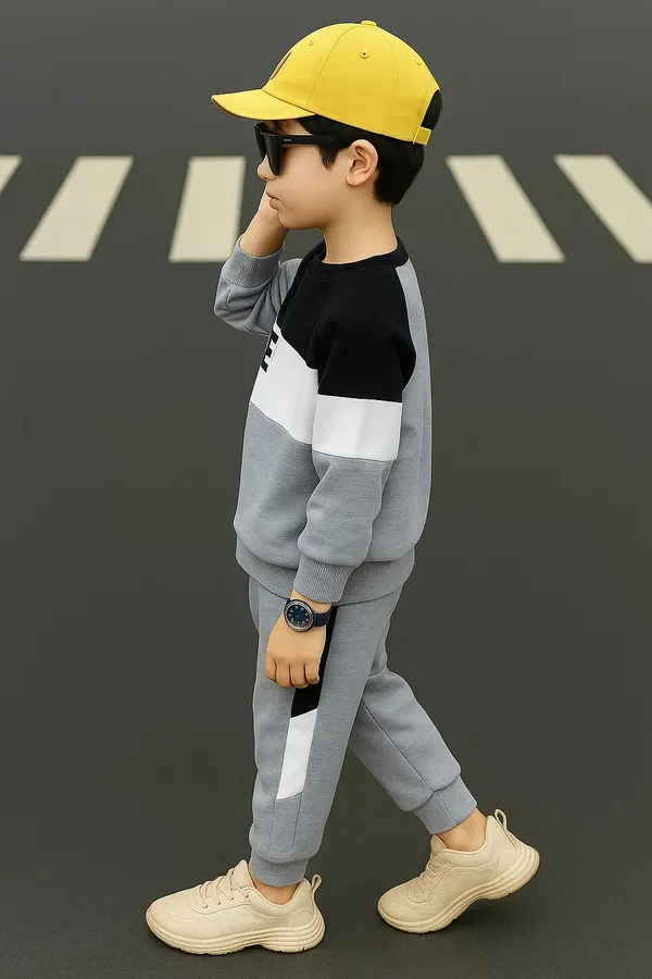 Trendy_Kids_Clothing_Set_Stylish_King_Printed_Cotton_Tracksuit_For_Boys