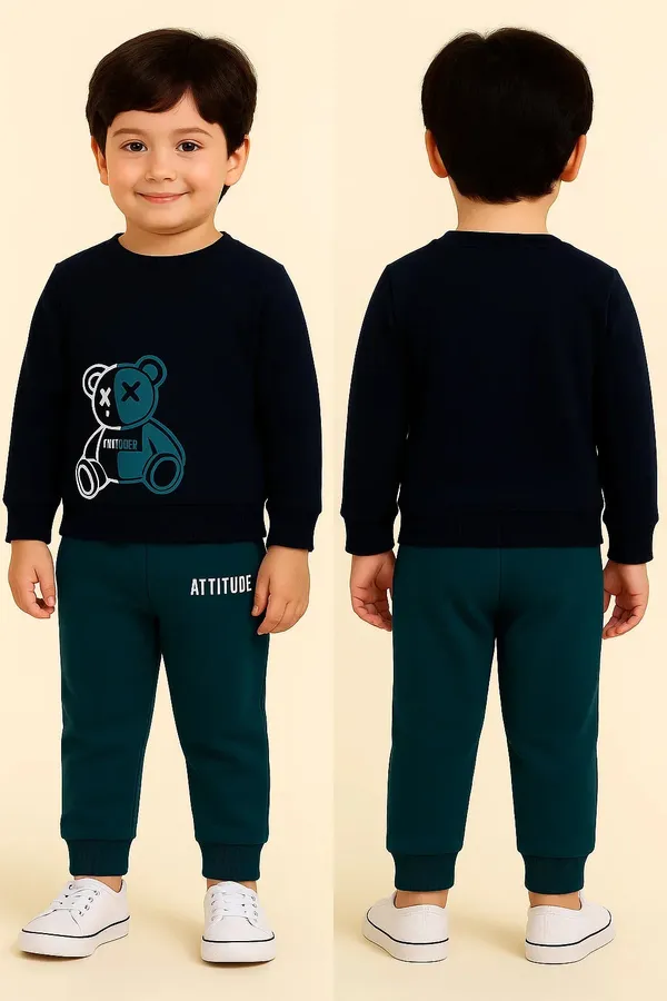 Cute_Panda_Print_Kids_Summer_Clothing_Set_Yellow_Sleeveless_T_Shirt_Grey_Shorts_And_Trendy_Kids_Clothing_Set_Attitude_Bear_Printed_Cotton_Tracksuit_For_Boys_(Combo_Of_2)