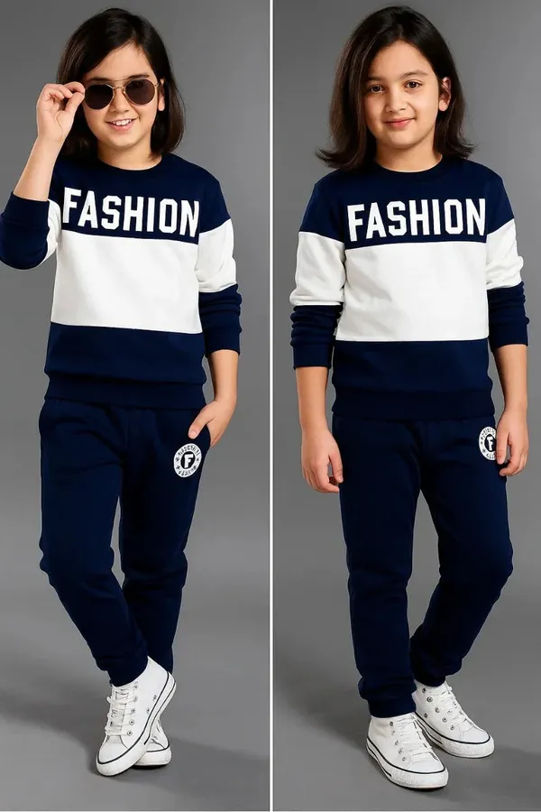 Trendy_Navy_Blue_White_Kids_Clothing_Set