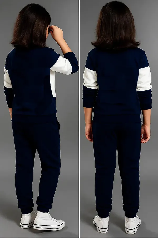 Trendy_Navy_Blue_White_Kids_Clothing_Set