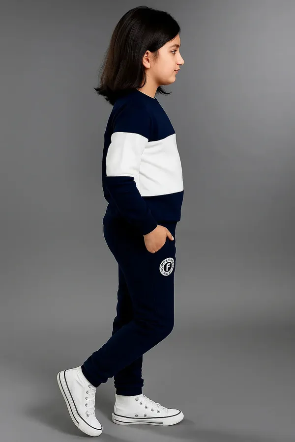 Trendy_Navy_Blue_White_Kids_Clothing_Set