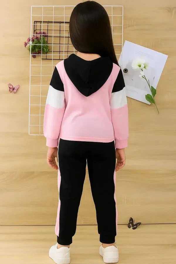 Trendy_Girls_Hoodie_Joggers_Set_Pink_Black_Butterfly_Print_Kids_Clothing_Set