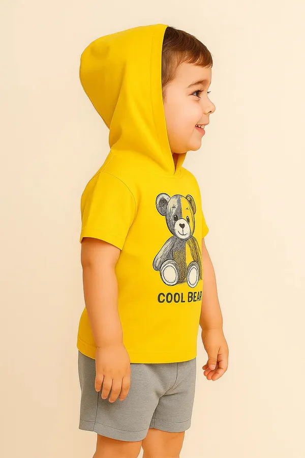 Cool_Bear_Kids_Clothing_Set_Yellow_Hoodie_T_Shirt_Grey_Shorts_For_Toddlers