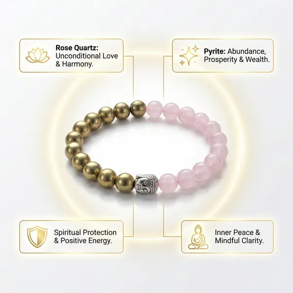 The_Aishwarya_Band_|_Grade-A_Pyrite_&_Rose_Quartz_Buddha_Bracelet_for_Love_&_Opulence