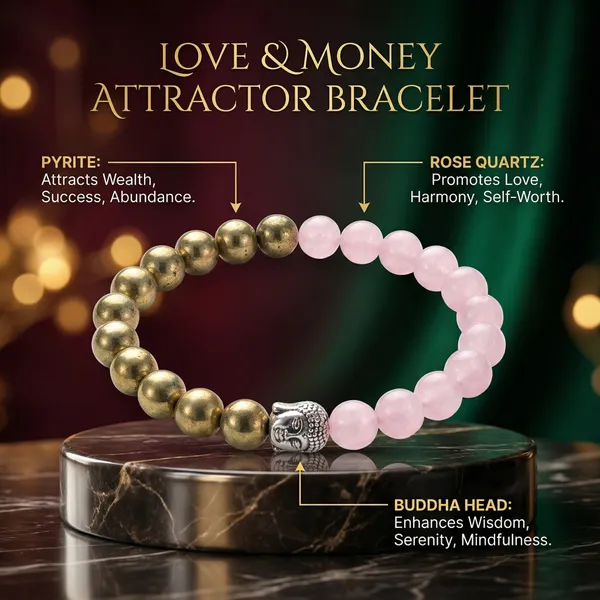 The_Aishwarya_Band_|_Grade-A_Pyrite_&_Rose_Quartz_Buddha_Bracelet_for_Love_&_Opulence