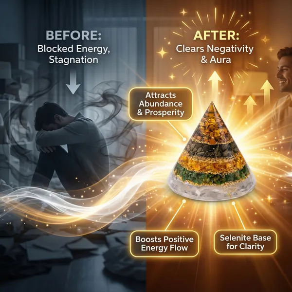 The_Artha_Shikhara_|_5-in-1_Dhan_Yog_Conical_Orgone_with_Selenite_Base