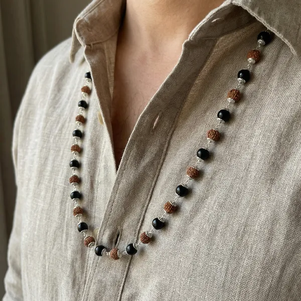 The_Param-Vajra_Mala_|_Premium_Silver-Capped_Rudraksha_&_Karungali_for_Supreme_Blessing_&_Shield