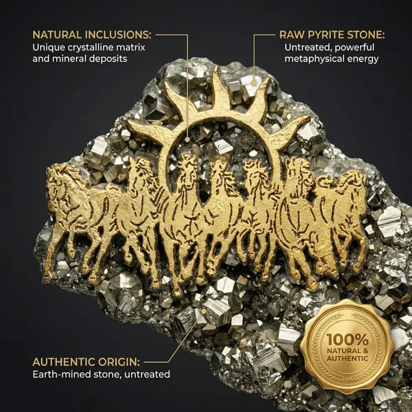 The_Saptashva_Frame_|_7_Running_Horses_&_Grade-A_Peru_Pyrite_for_Unstoppable_Success